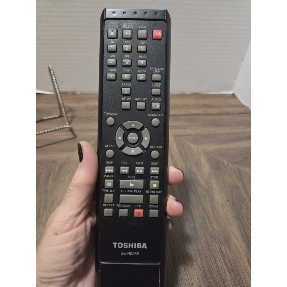 Toshiba SE-R0265 Wireless Remote Control for Toshiba Black Model SE-R0265
